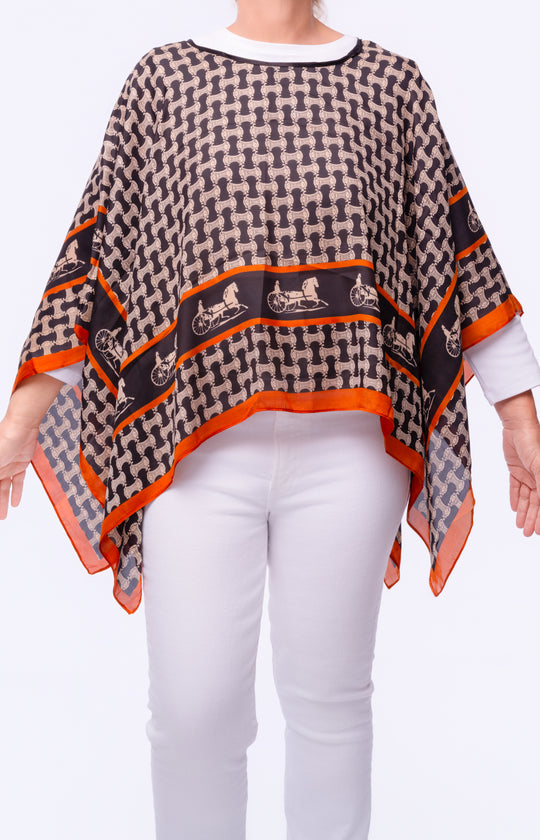 Bridle Court Scarf Top