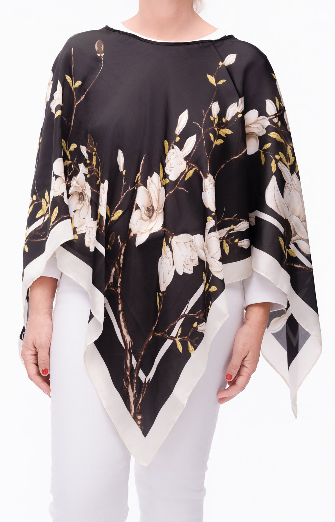 Parisian Whisper Scarf Top