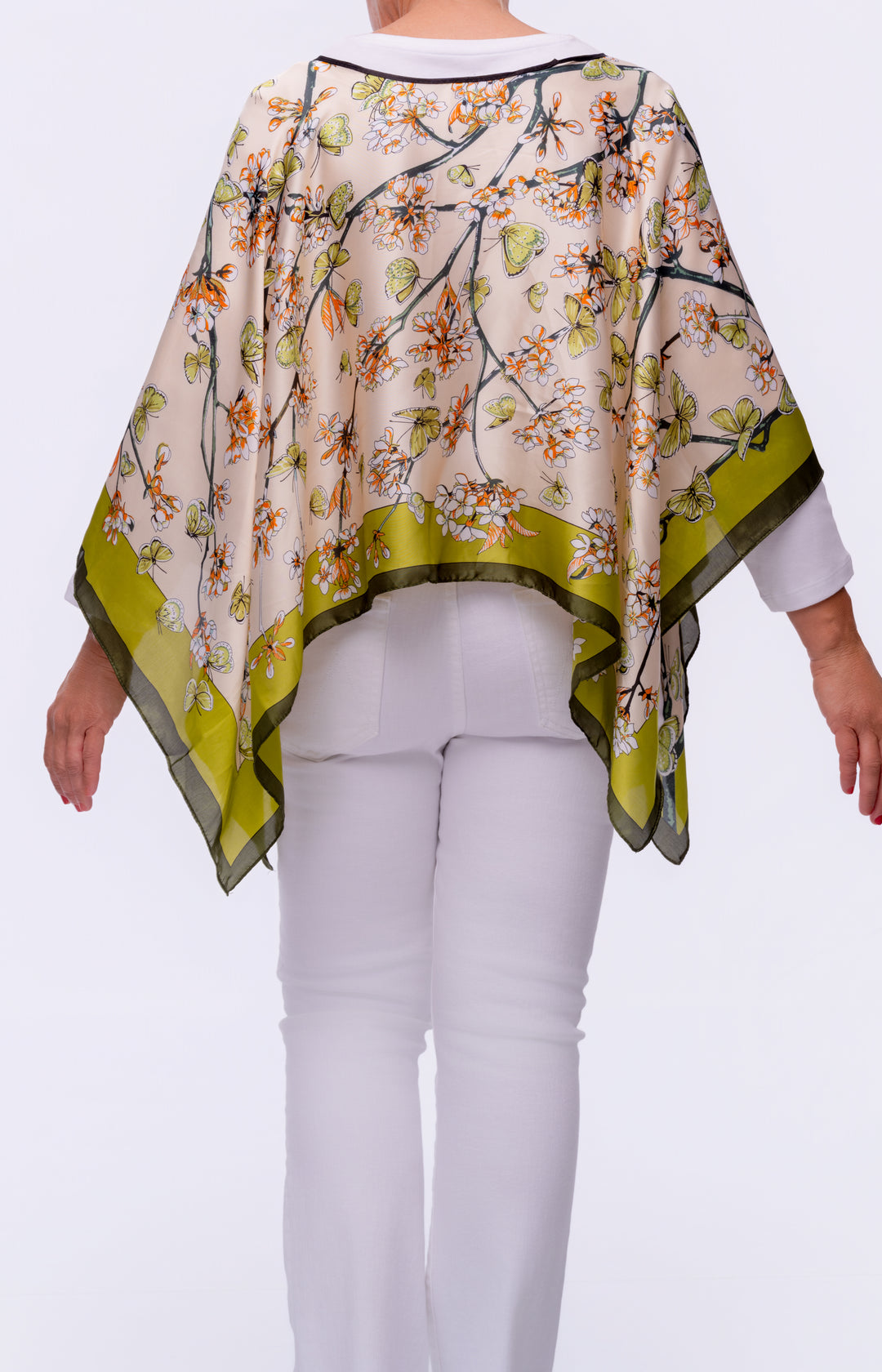 Swirl of Butterflies Scarf Top