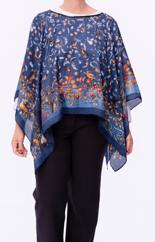 Birds of Paradise Scarf Top