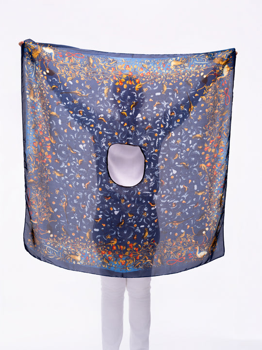 Birds of Paradise Scarf Top