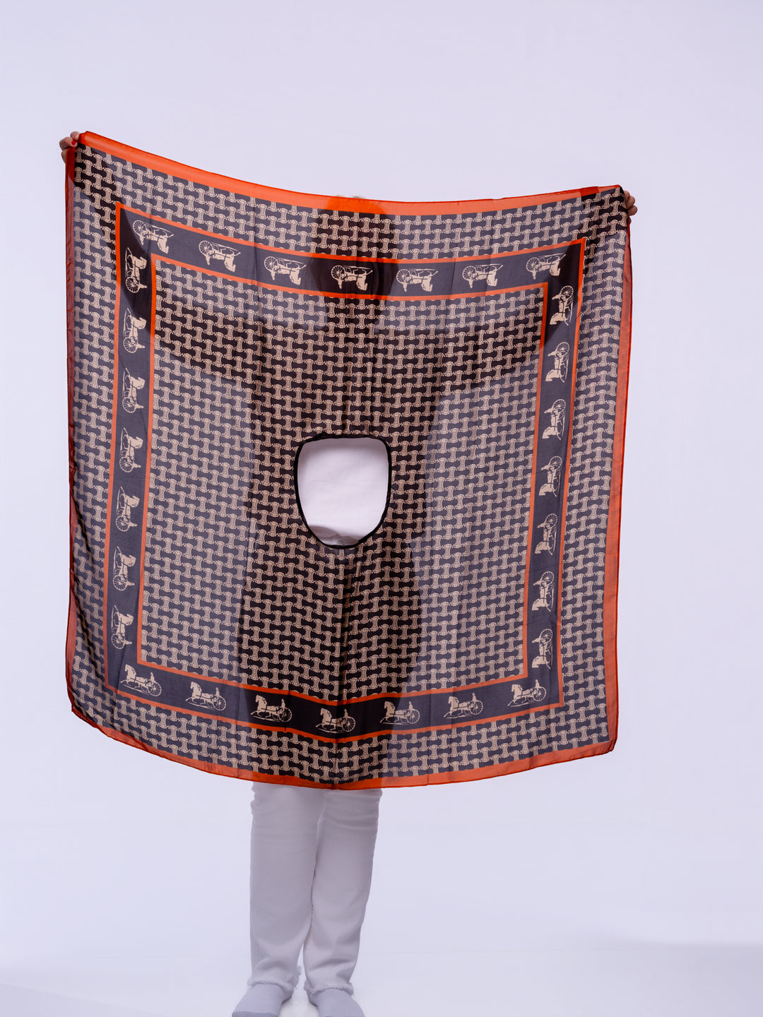 Bridle Court Scarf Top