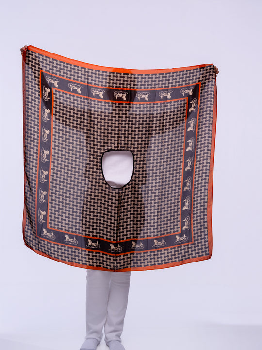 Bridle Court Scarf Top
