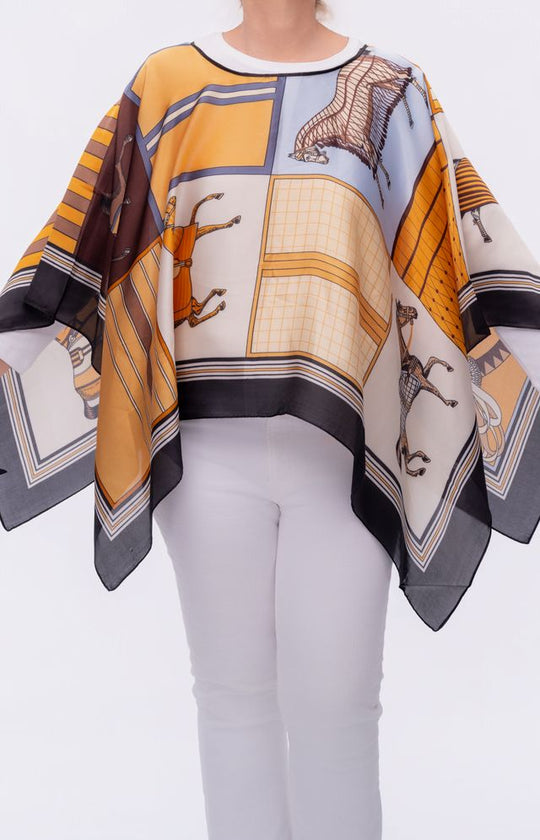 Equestrian Scarf Top