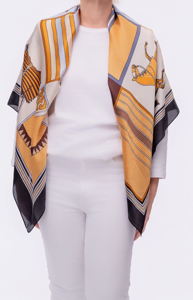 Equestrian Scarf Top