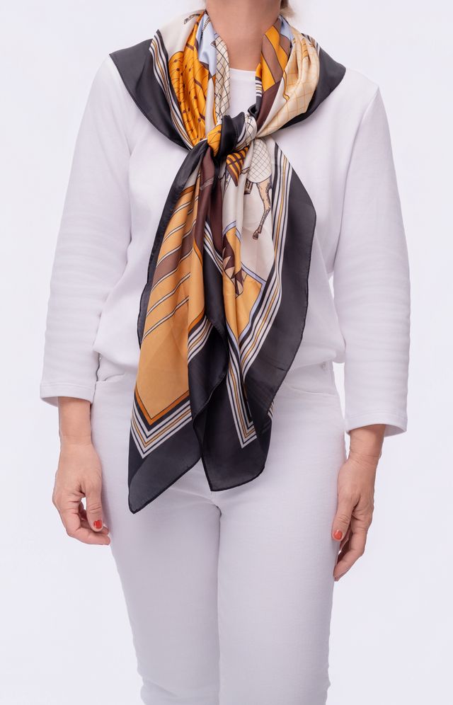 Equestrian Scarf Top