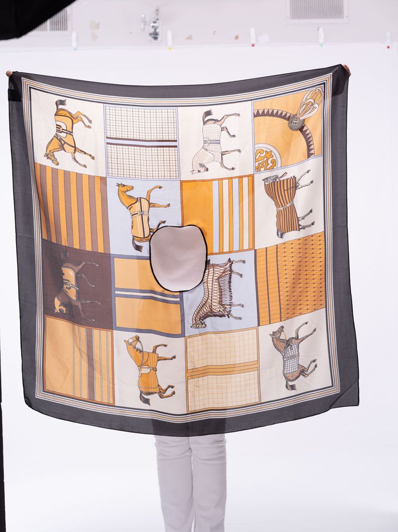 Equestrian Scarf Top