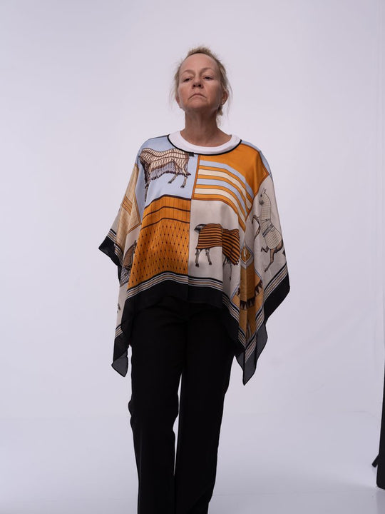 Equestrian Scarf Top
