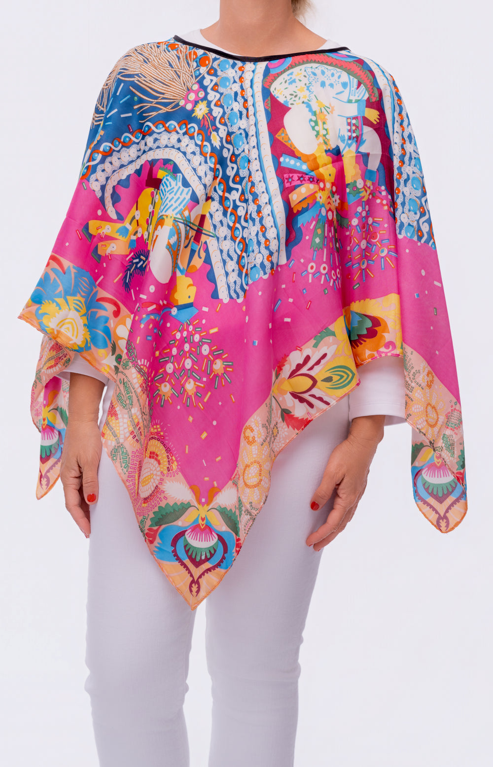 Floral Spring Scarf Top