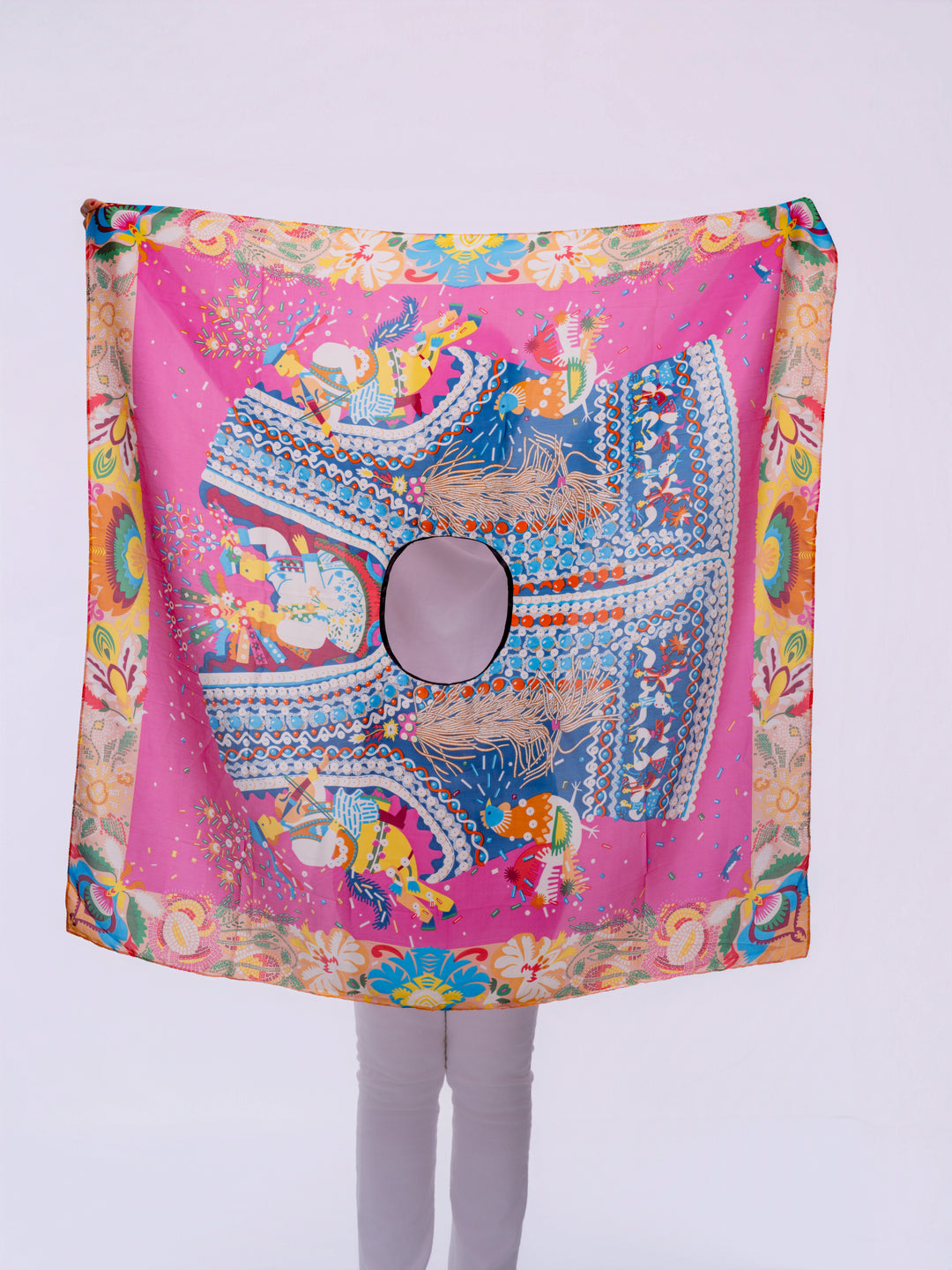 Floral Spring Scarf Top