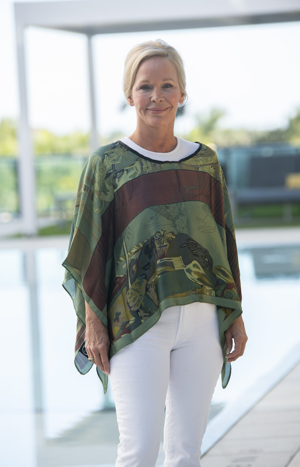 Forest Views Scarf Top