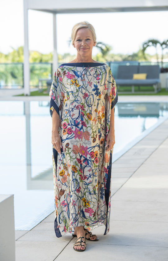 PREORDER Midnight Botanical Garden Caftan