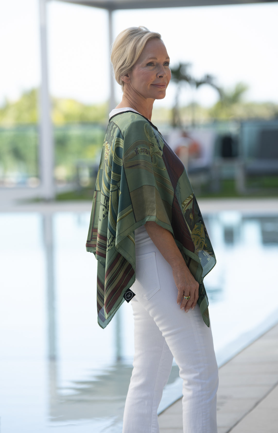 Forest Views Scarf Top