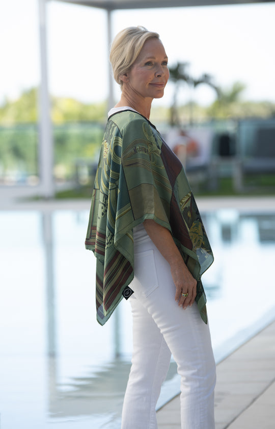 Forest Views Scarf Top