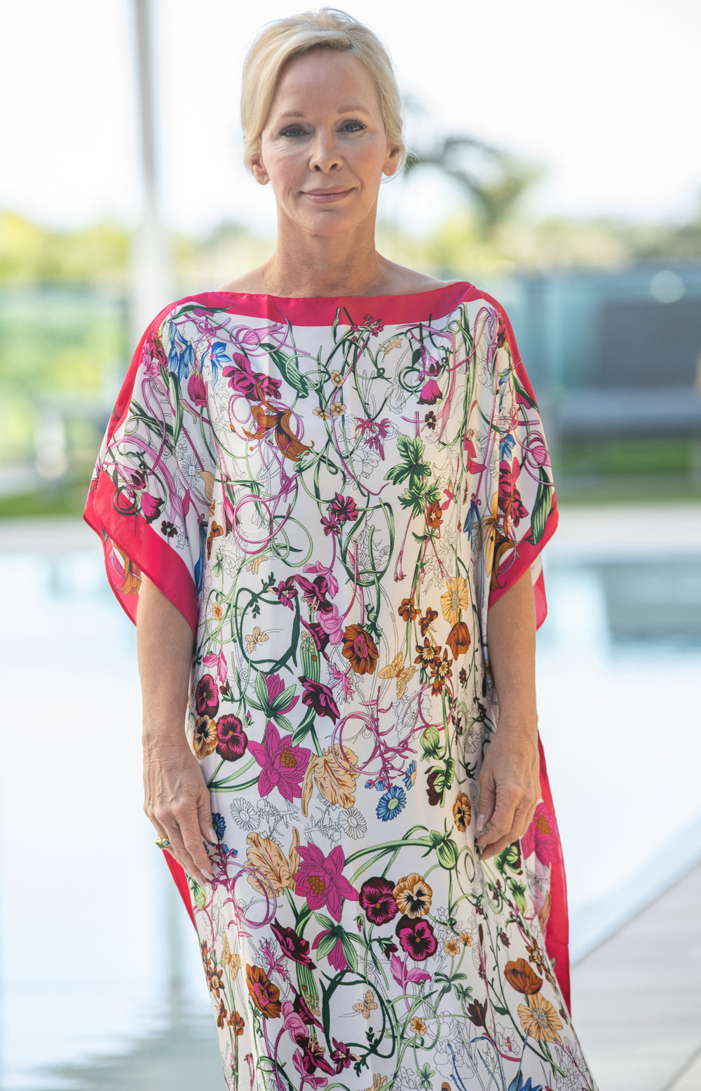 PREORDER Fuchsia Flora Grand Caftan