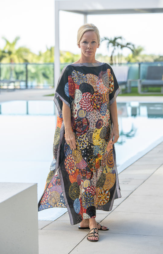 PREORDER Mosaic Midnight Grand Caftan