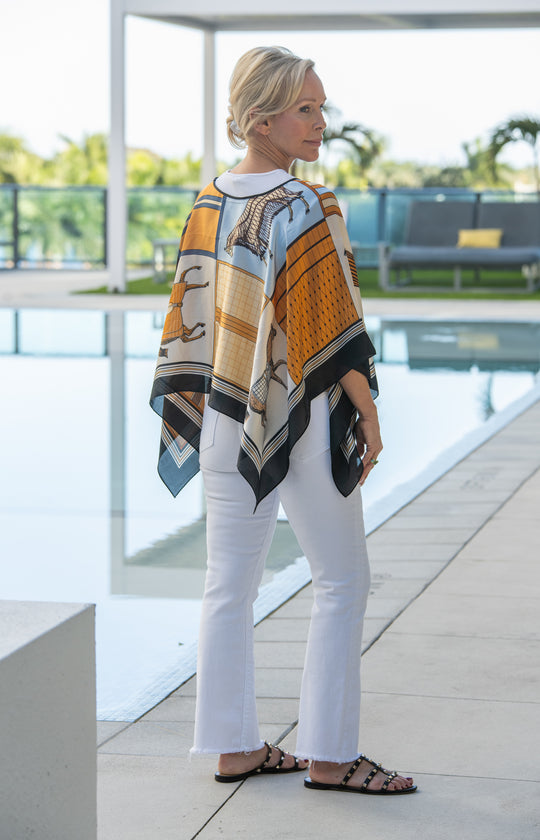 Equestrian Scarf Top