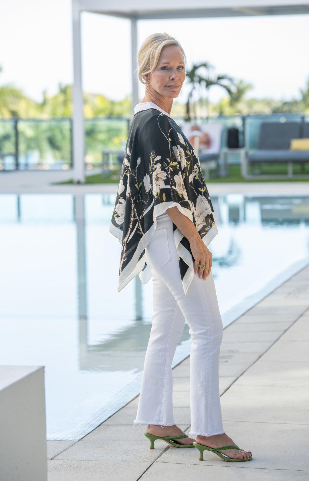 Parisian Whisper Scarf Top