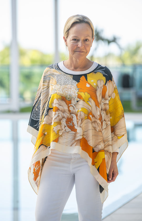 Water Life Scarf Top