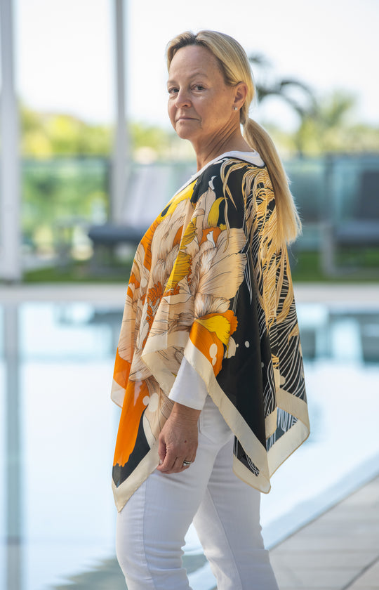 Water Life Scarf Top