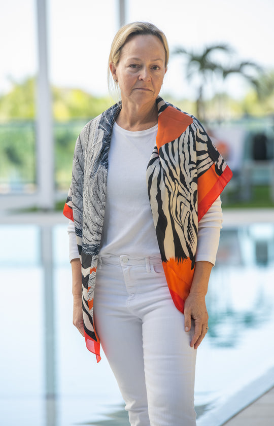 Safari Nights Scarf Top