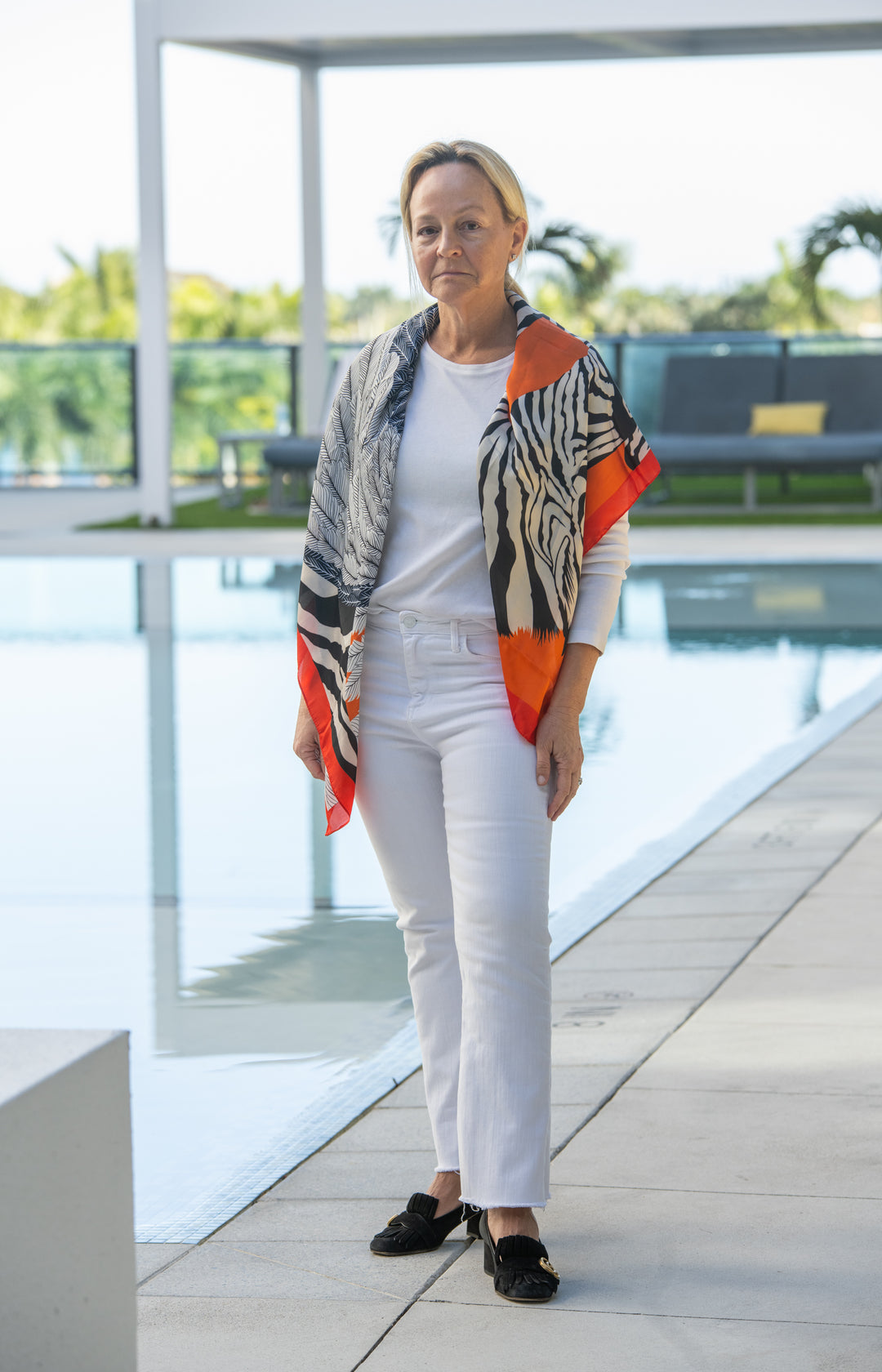 Safari Nights Scarf Top