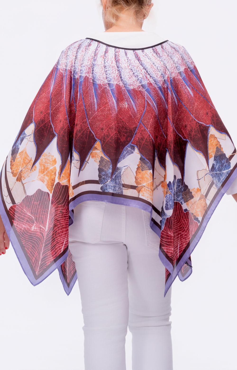 Lavender Plum Daydreams Scarf Top