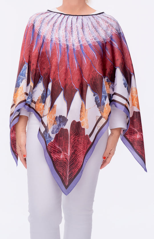 Lavender Plum Daydreams Scarf Top