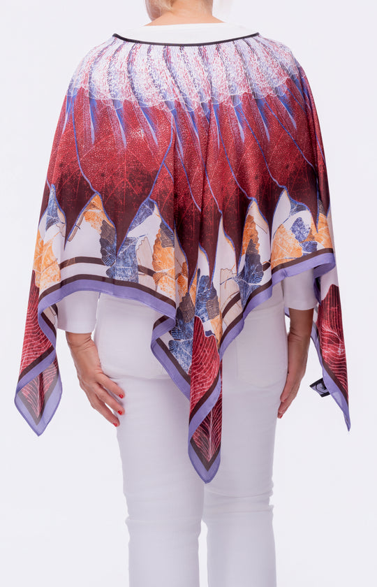 Lavender Plum Daydreams Scarf Top