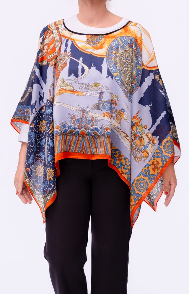 Mediterranean Nights Scarf Top