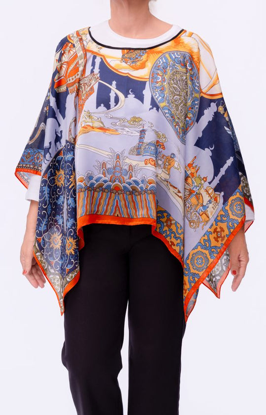 Mediterranean Nights Scarf Top