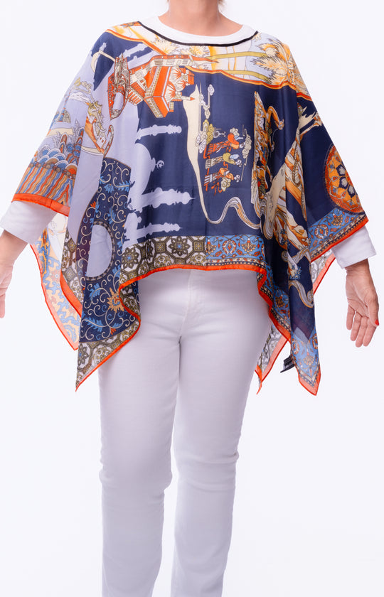 Mediterranean Nights Scarf Top