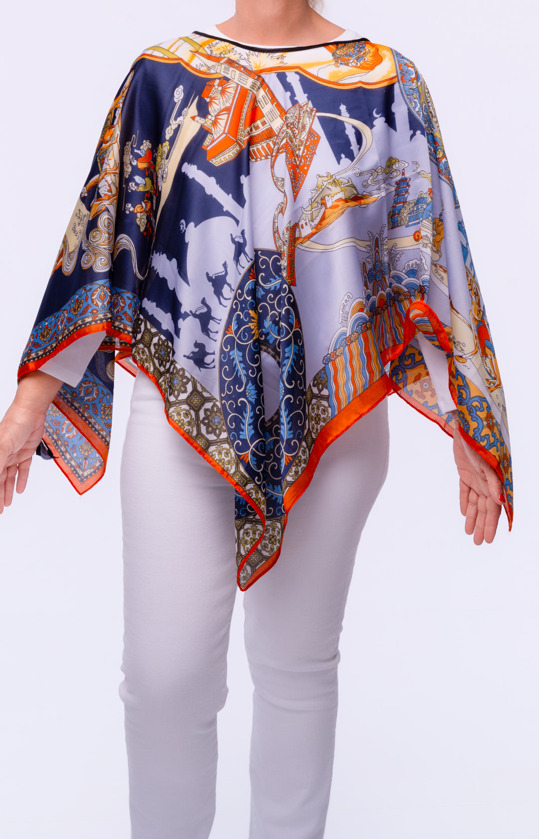 Mediterranean Nights Scarf Top