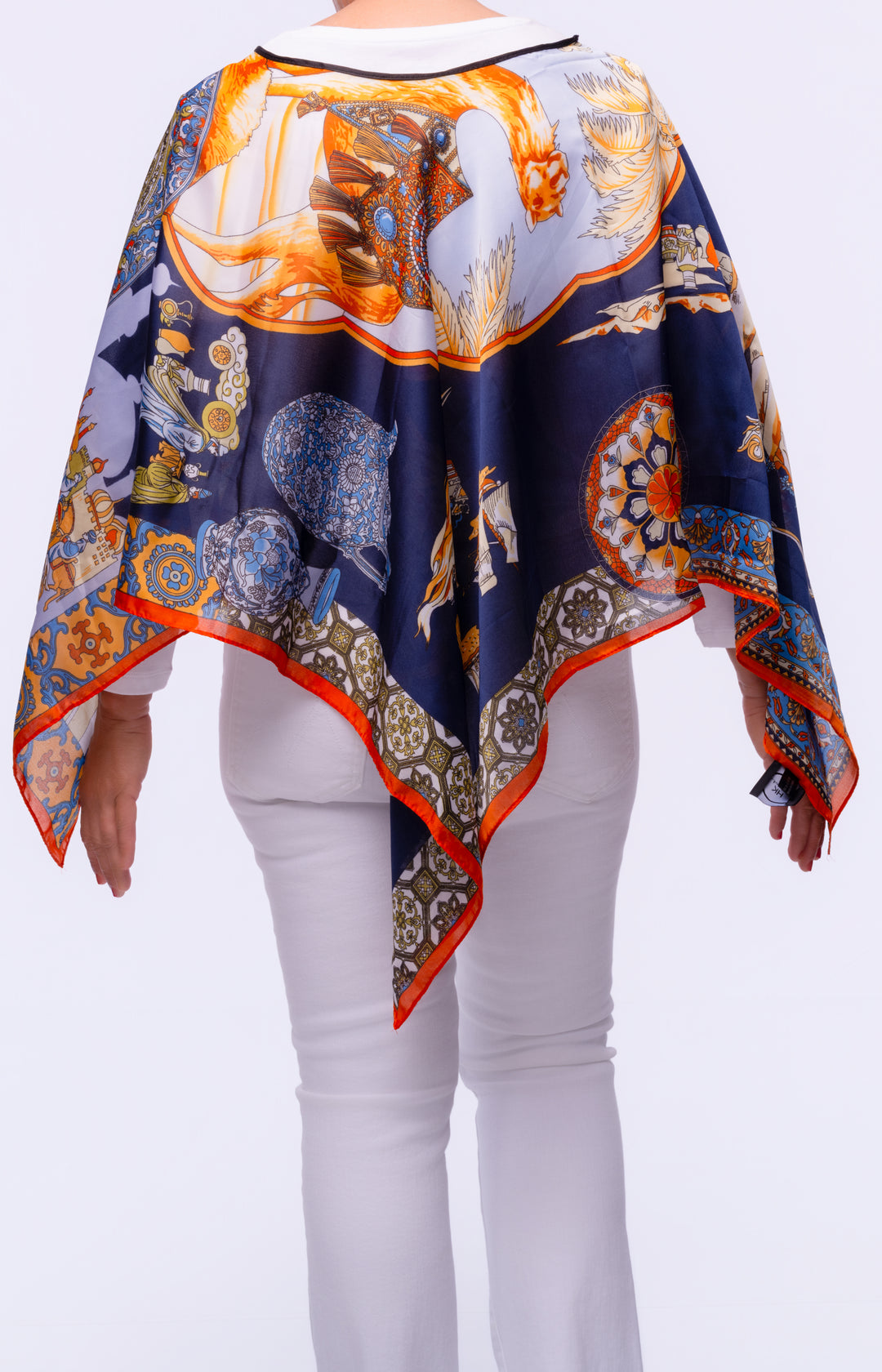 Mediterranean Nights Scarf Top