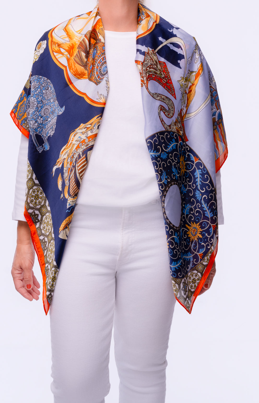 Mediterranean Nights Scarf Top