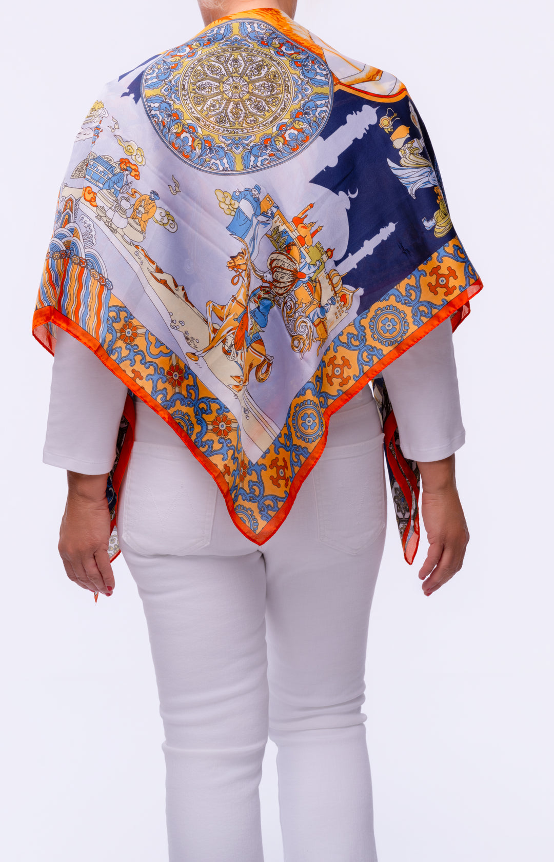 Mediterranean Nights Scarf Top