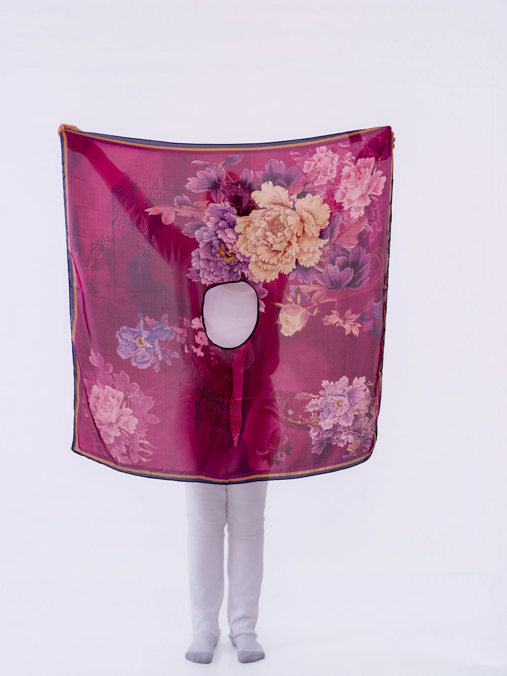 Midnight Jazz Scarf Top