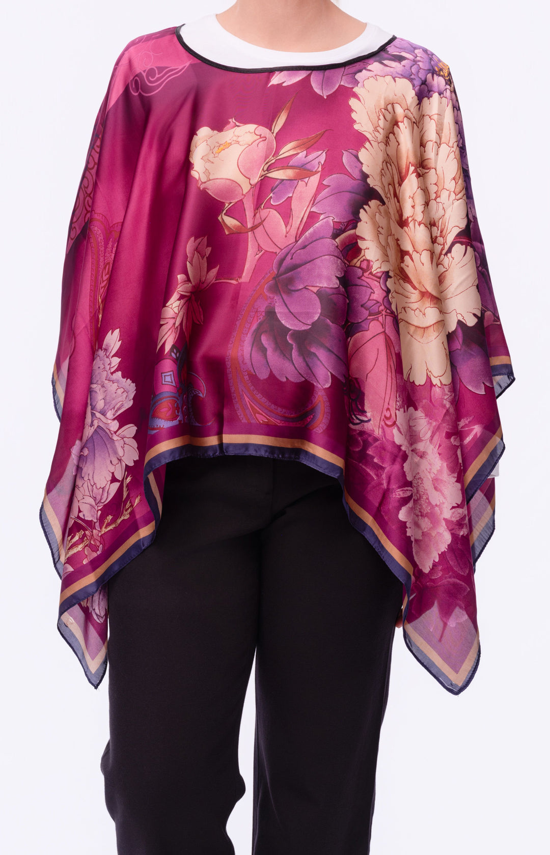 Midnight Jazz Scarf Top