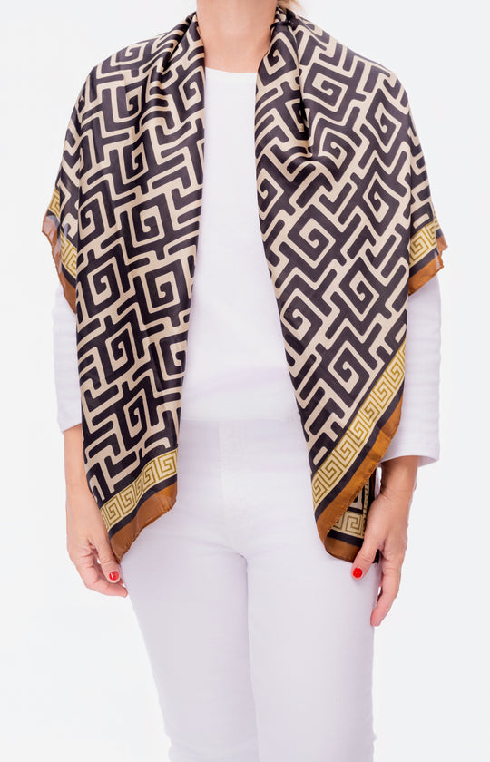 Mykonos Mosaic Scarf Top