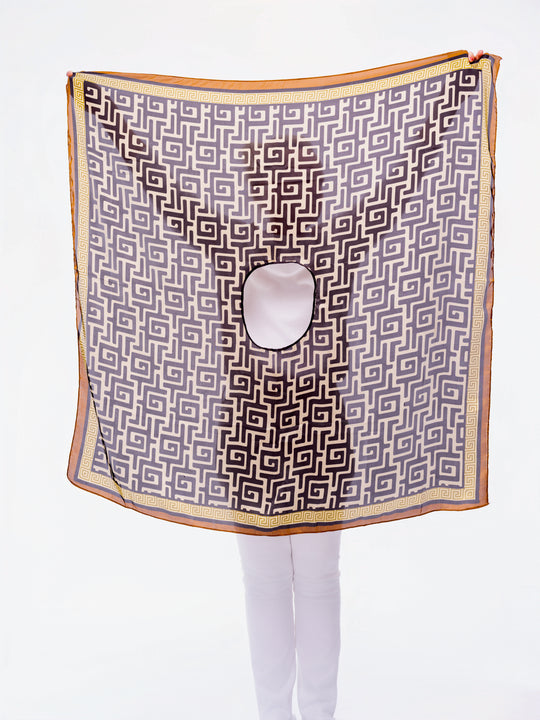 Mykonos Mosaic Scarf Top