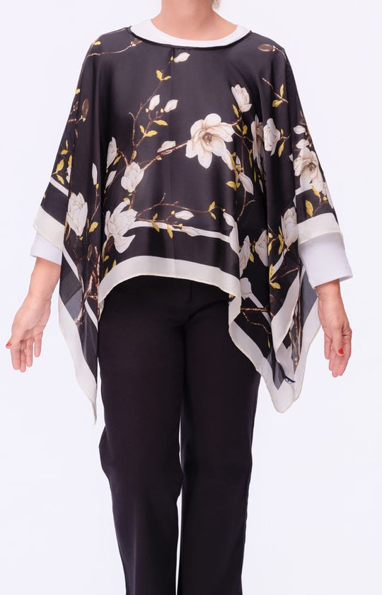 Parisian Whisper Scarf Top