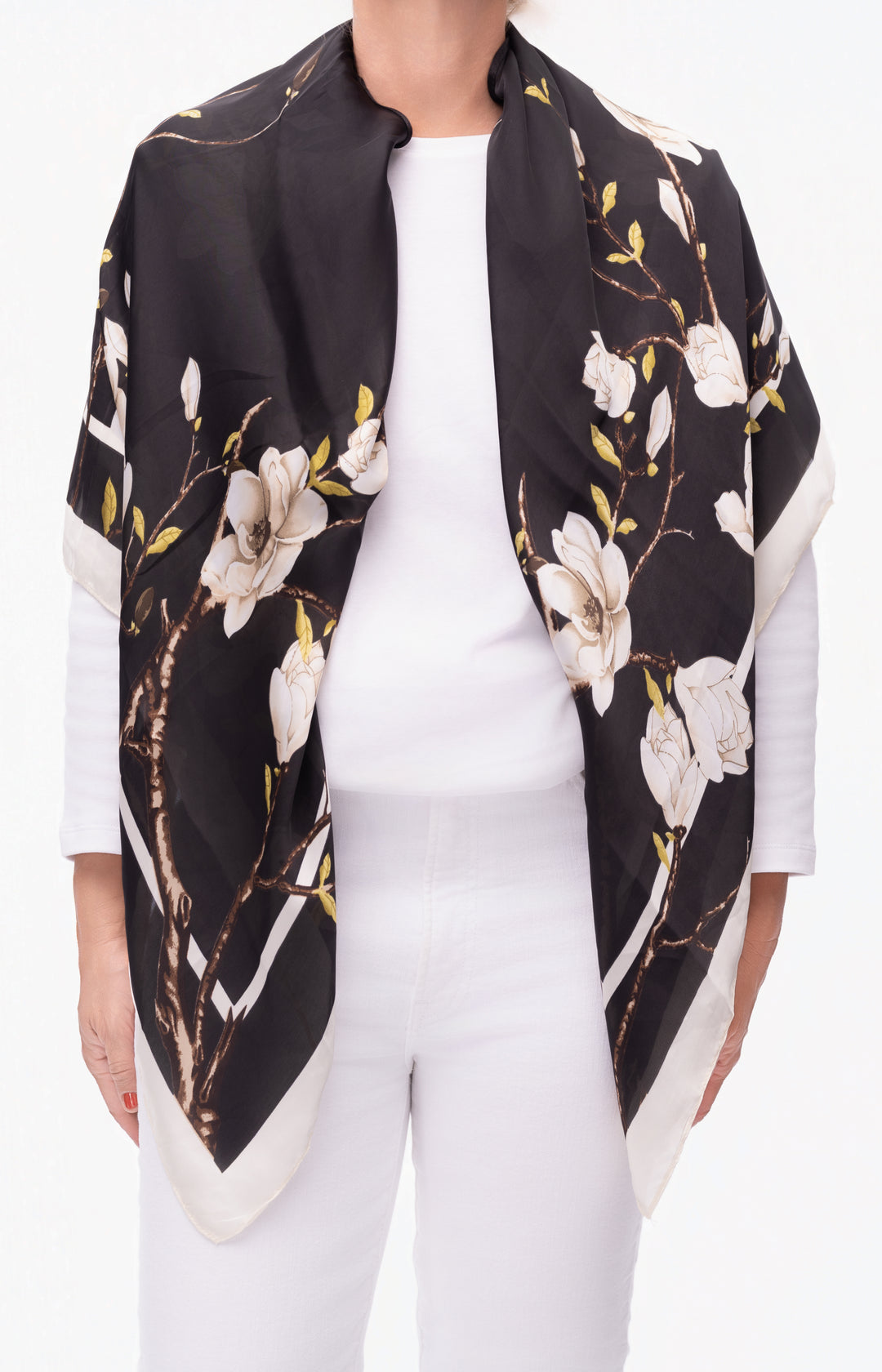 Parisian Whisper Scarf Top