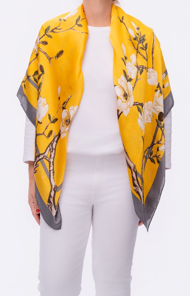 Sunlight Bloom Scarf Top
