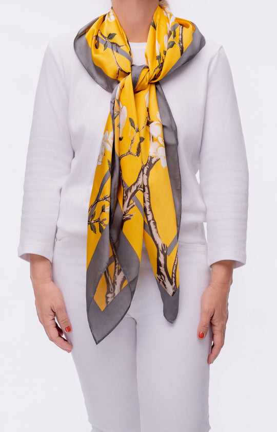 Sunlight Bloom Scarf Top