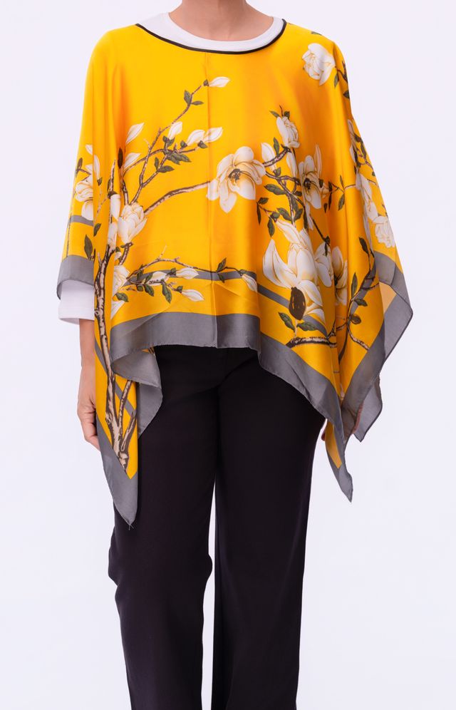 Sunlight Bloom Scarf Top