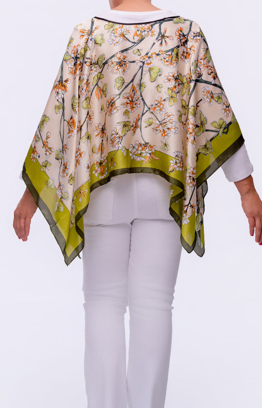 Swirl of Butterflies Scarf Top