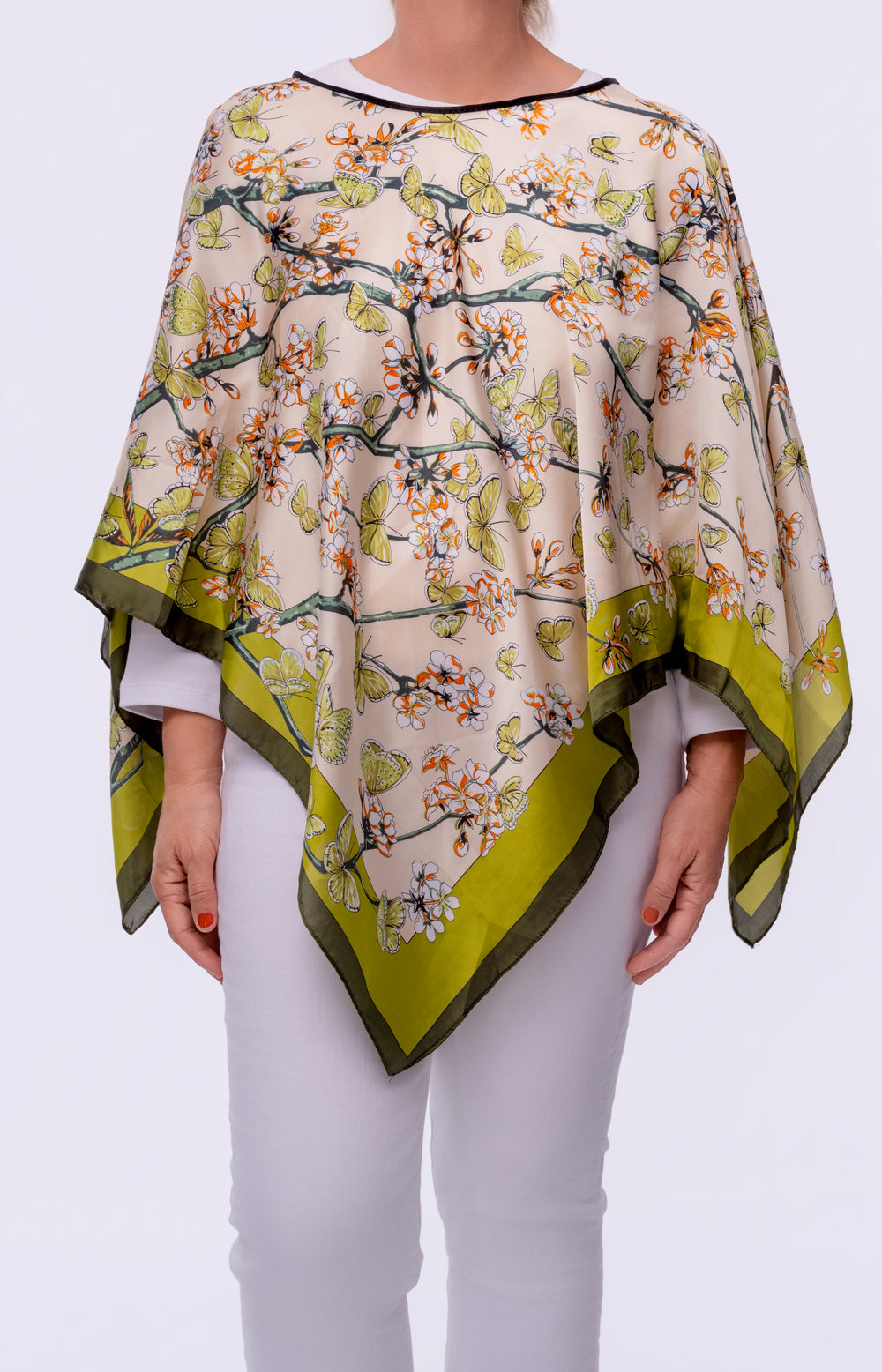 Swirl of Butterflies Scarf Top