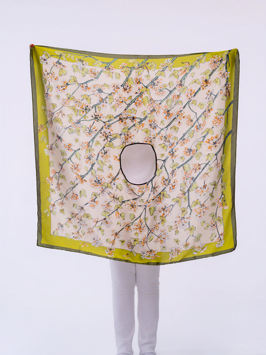 Swirl of Butterflies Scarf Top