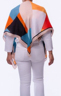 Art Deco Mosaic Scarf Top