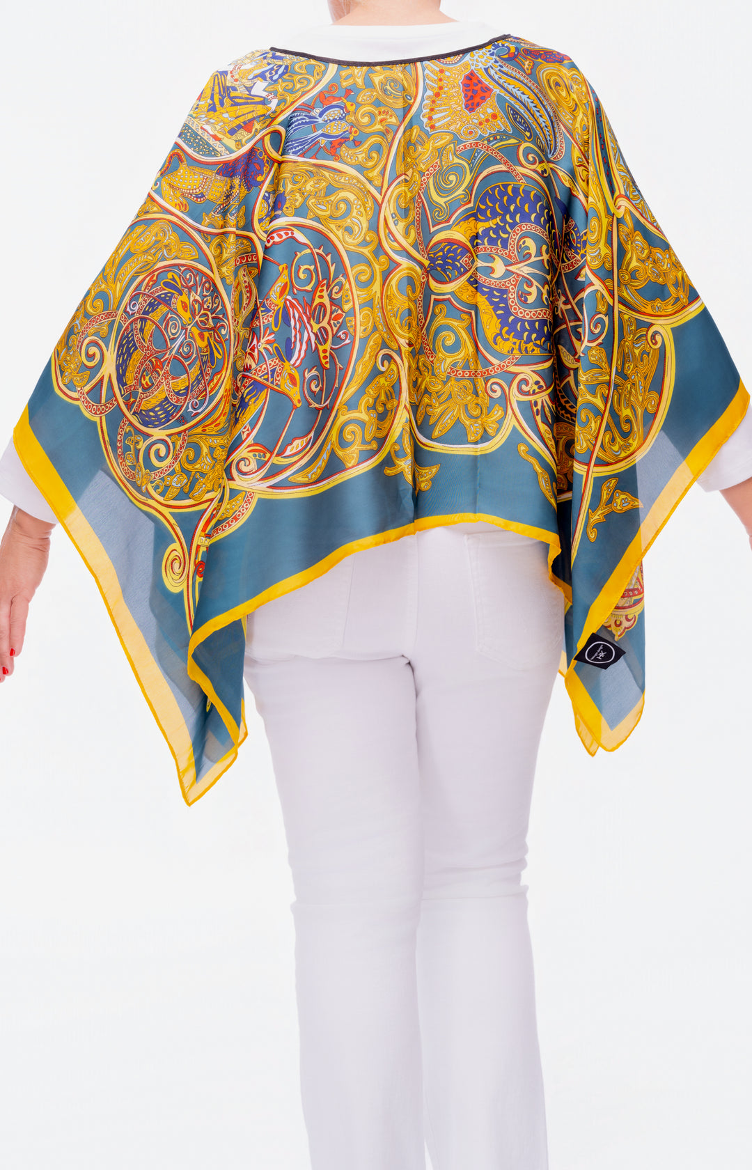 Watercolor Journey Scarf Top